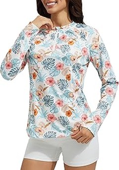 Guía para elegir el rashguard perfecto según tu figura femenina
