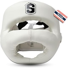 Instrucciones para usar y ajustar un casco de boxeo con barra