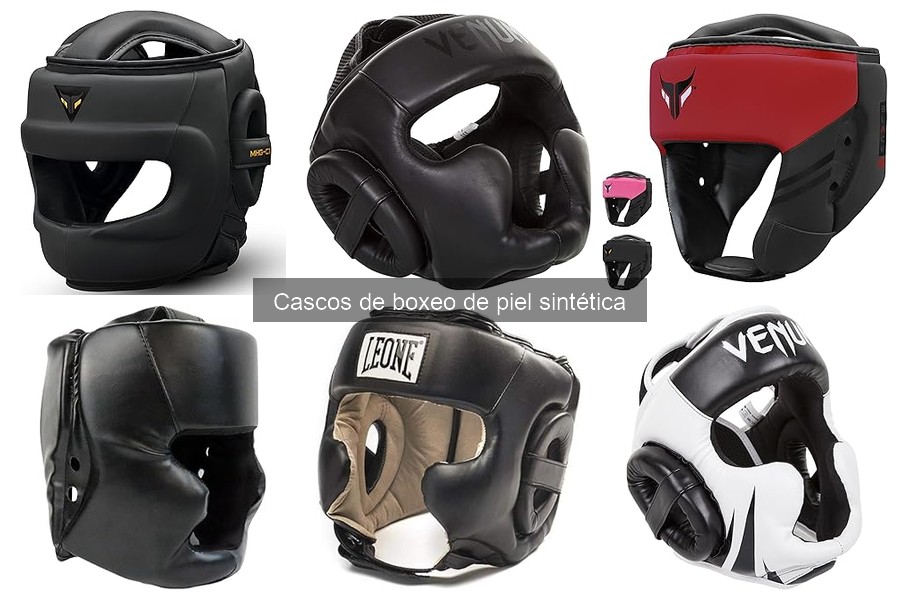 Alternativas a cascos de boxeo de piel sintética