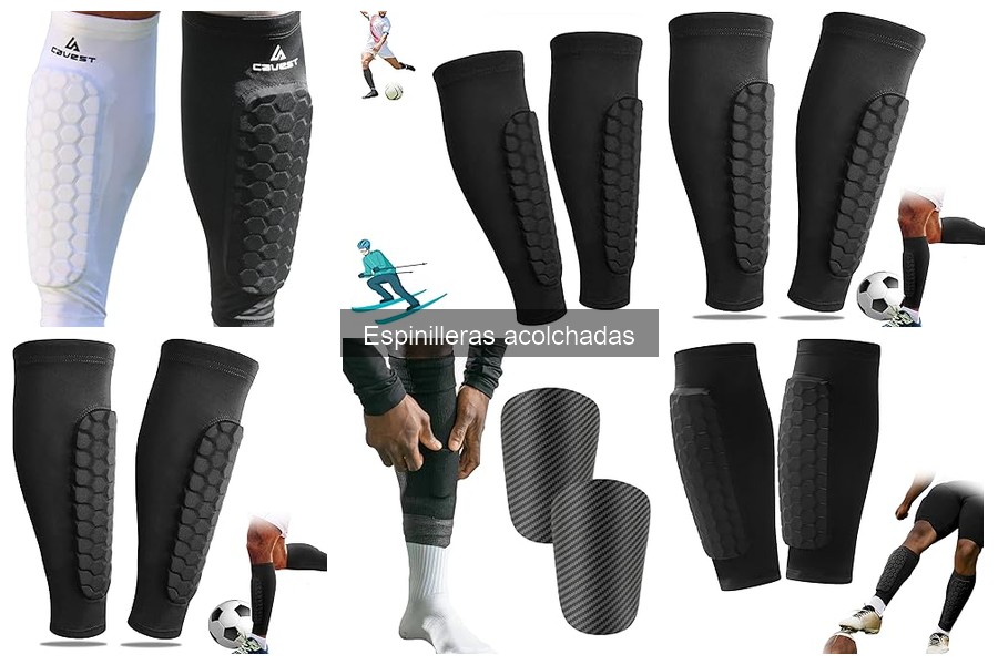 Alternativas a espinilleras acolchadas para protección de piernas