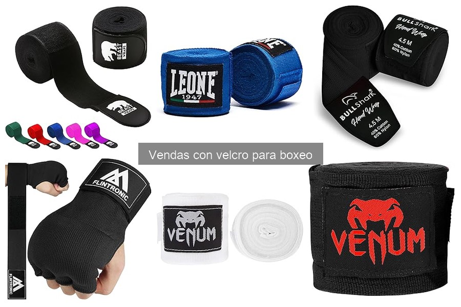 Alternativas a las vendas con velcro para boxeo