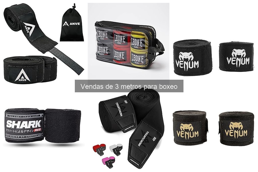 Alternativas a las vendas de 3 metros para boxeo