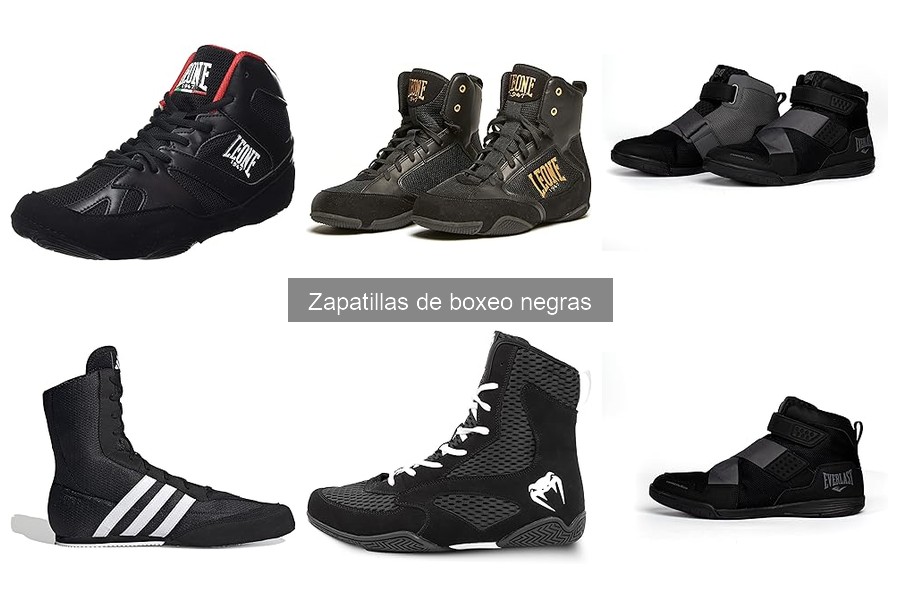 Alternativas a las Zapatillas de Boxeo Negras: Mejores Opciones