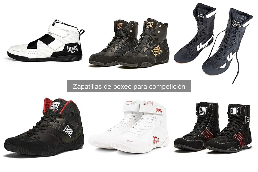 Alternativas a las zapatillas de boxeo para competición
