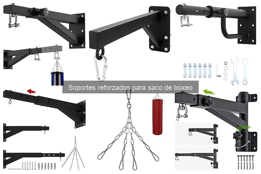 Alternativas a los soportes reforzados para saco de boxeo