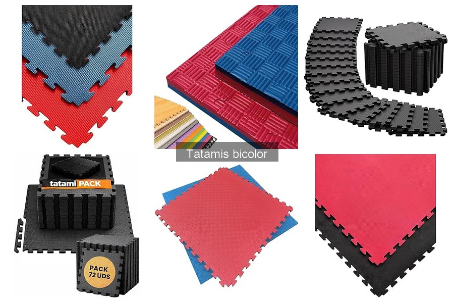 Alternativas a los tatamis bicolor para entrenamiento