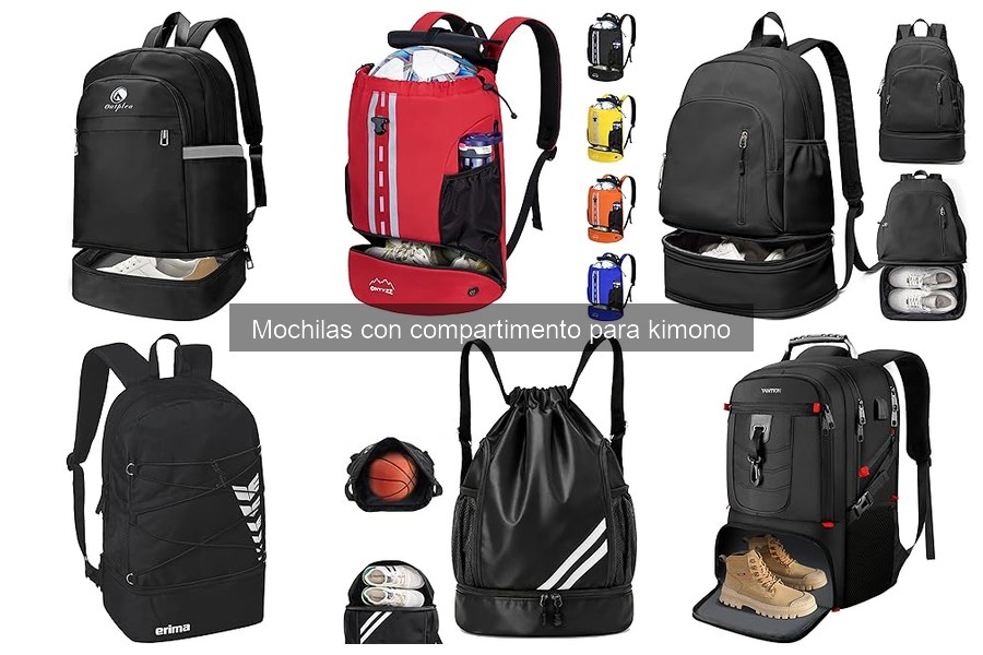 Alternativas a mochilas con compartimento para kimono