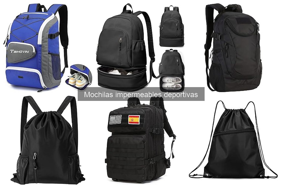Alternativas a mochilas impermeables para deportes