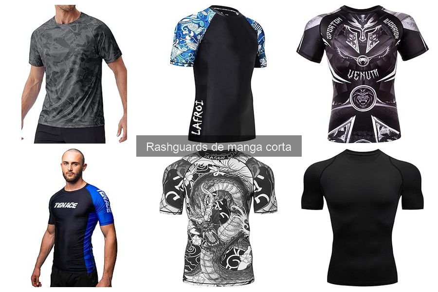 Alternativas a rashguards de manga corta para entrenamiento