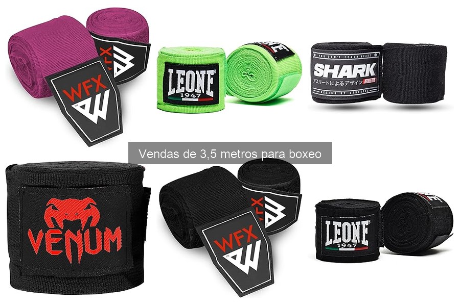 Alternativas a vendas de 3,5 metros para boxeo