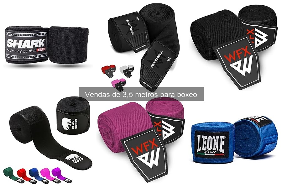 Beneficios de usar vendas de 3,5 metros para boxeo