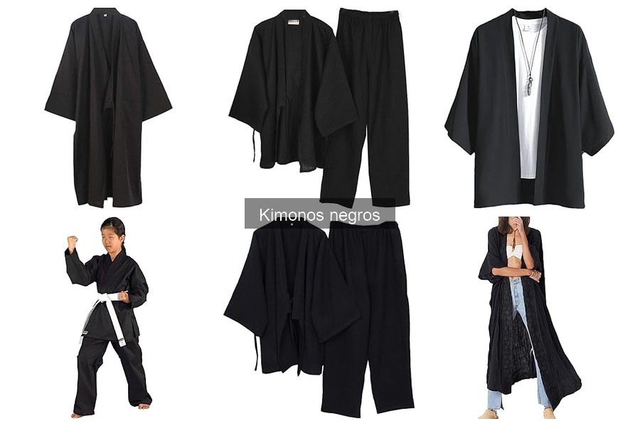 Características del kimono negro en artes marciales