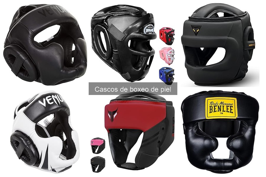 Casco de boxeo de piel: características y beneficios