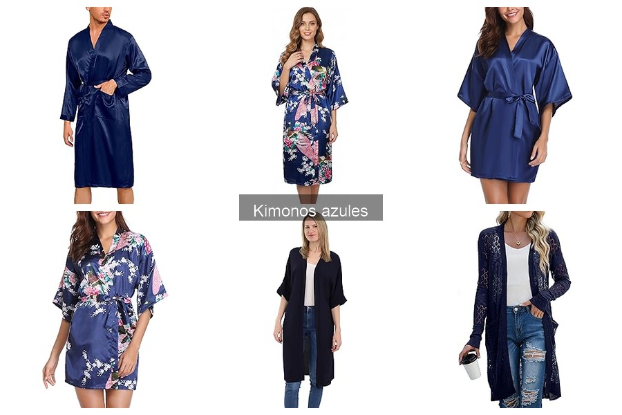 Cómo elegir el tamaño perfecto de un kimono azul