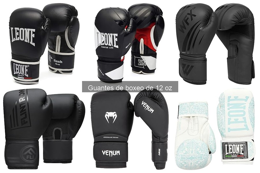 Cómo elegir guantes de boxeo de 12 oz: guía de compra