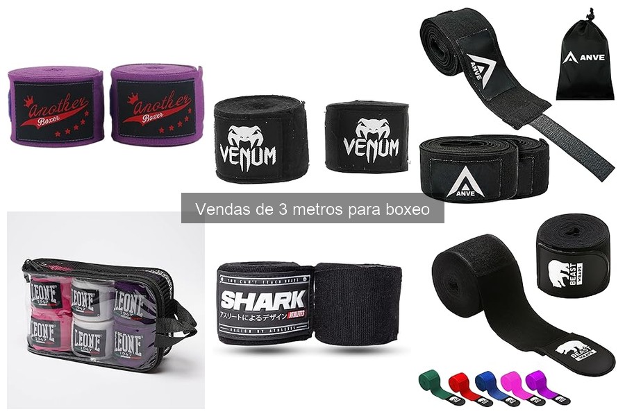 Cómo elegir las mejores vendas de boxeo de 3 metros