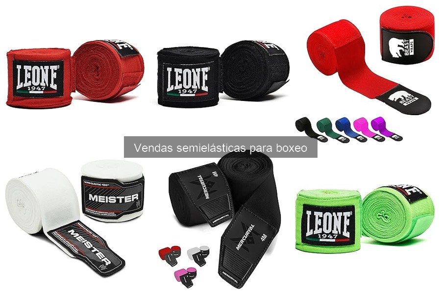 Cómo elegir las mejores vendas semielásticas para boxeo