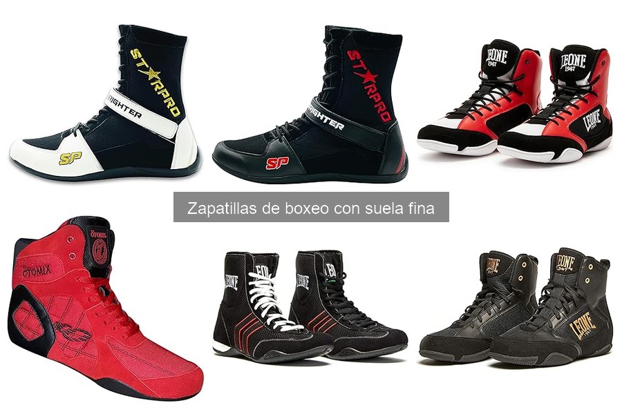 Cómo elegir las mejores zapatillas de boxeo con suela fina