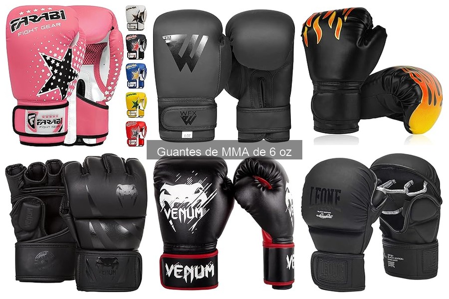 Cómo usar guantes de MMA de 6 oz en entrenamientos