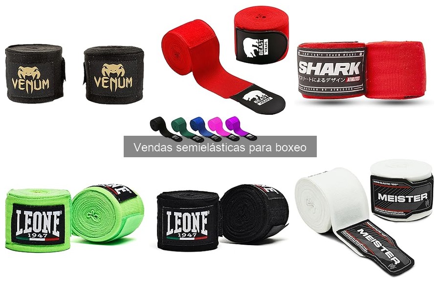 Cómo usar vendas semielásticas en boxeo: Guía práctica