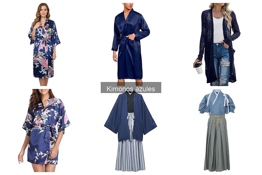 Comparativa de kimonos azules y otros colores para artes marciales
