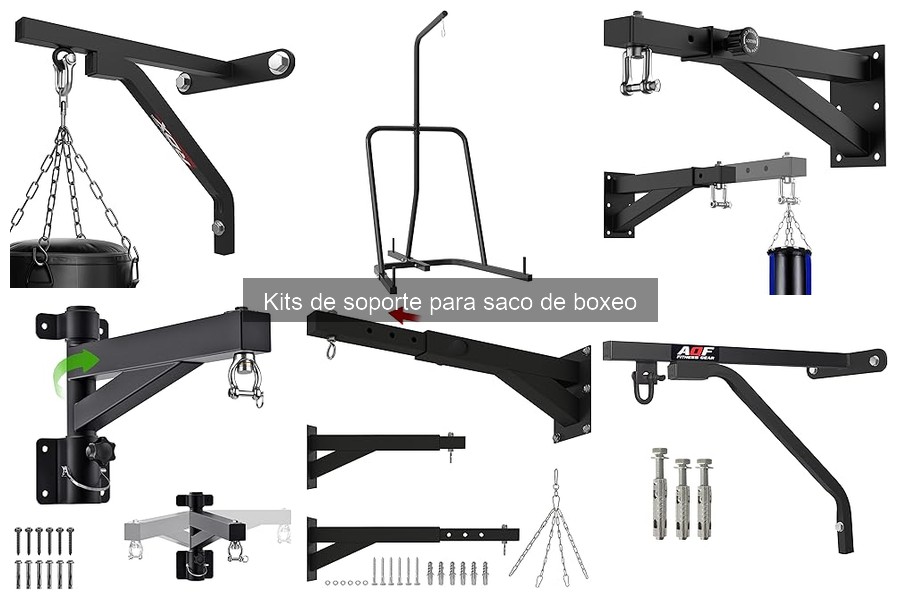 Comparativa de kits de soporte para saco de boxeo