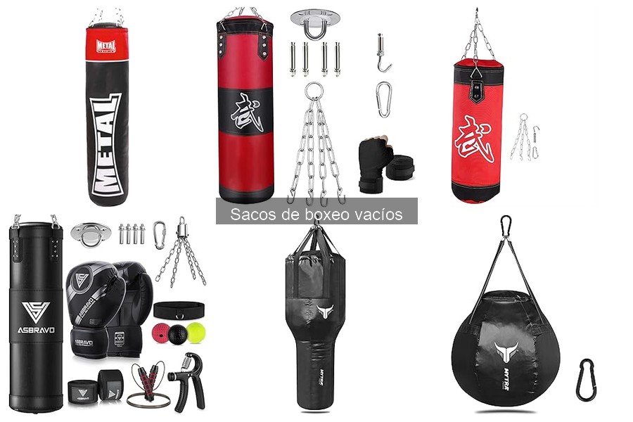 Comparativa de los Mejores Sacos de Boxeo Vacíos