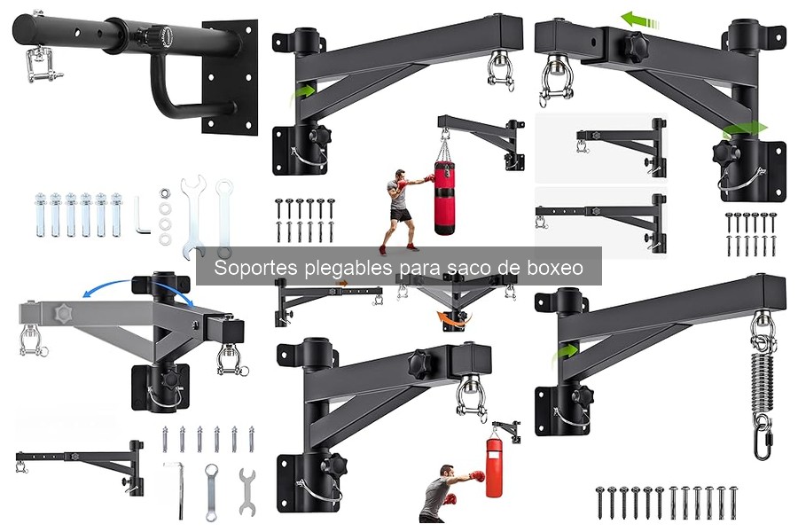 Comparativa de los mejores soportes plegables para saco de boxeo