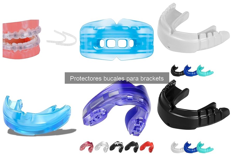 Comparativa de materiales en protectores bucales para brackets