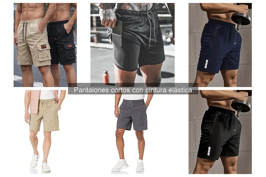 Comparativa de Pantalones Cortos con Cintura Elástica