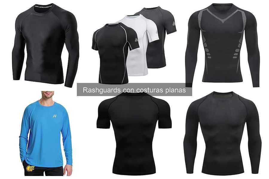 Comparativa de precios de rashguards con costuras planas