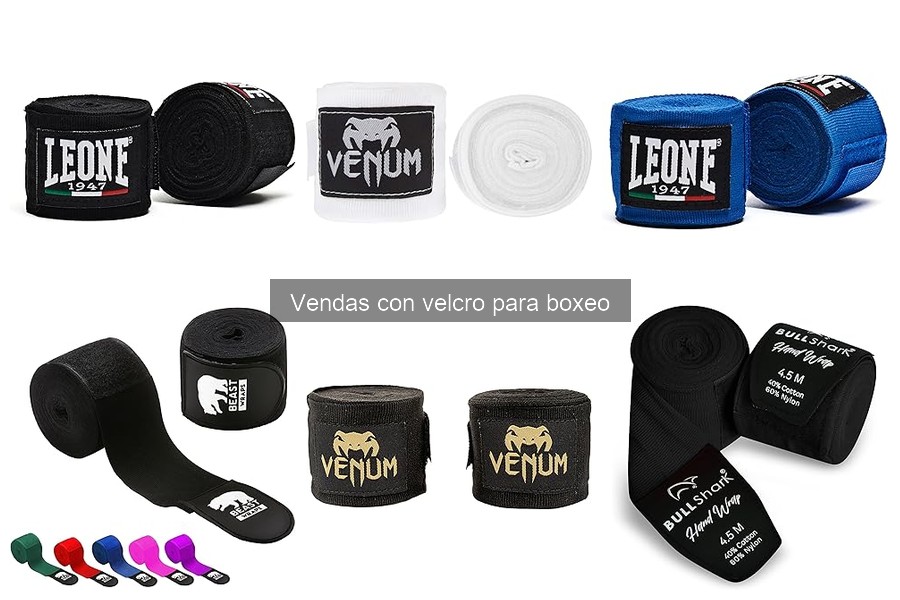 Comparativa de precios de vendas con velcro para boxeo