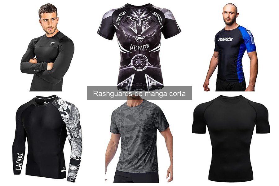 Comparativa de Rashguards de Manga Corta para Artes Marciales