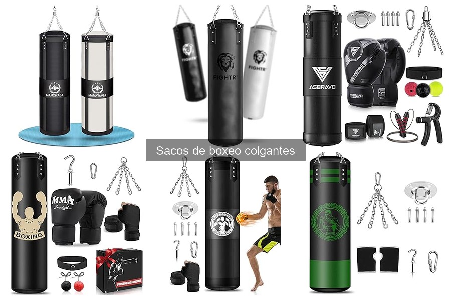 Comparativa de sacos de boxeo colgantes: mejores marcas 2023