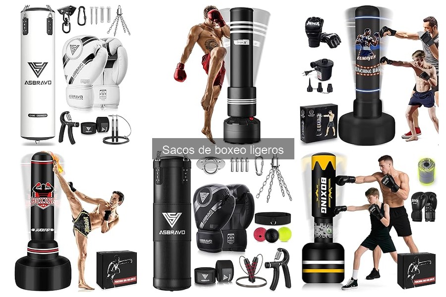 Comparativa de Sacos de Boxeo Ligeros para Casa y Gimnasio