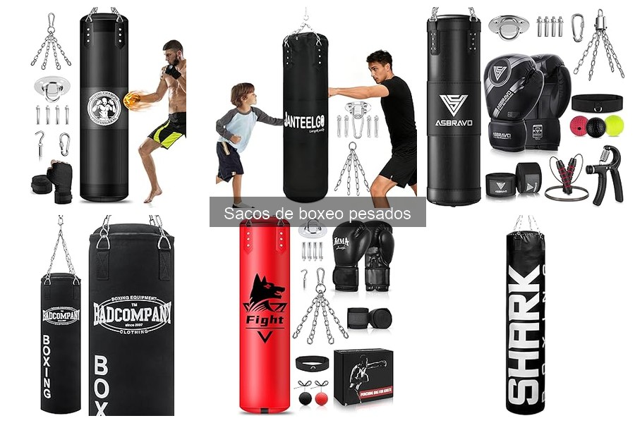 Comparativa de Sacos de Boxeo Pesados vs Otros Tipos