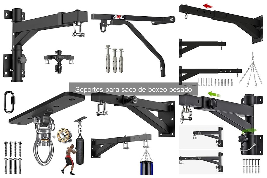 Comparativa de soportes de pared y suelo para saco de boxeo