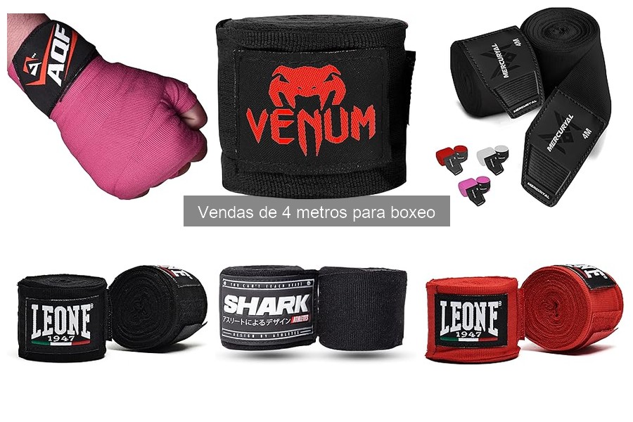 Comparativa de Vendas de Boxeo: 2m vs 4m vs 5m