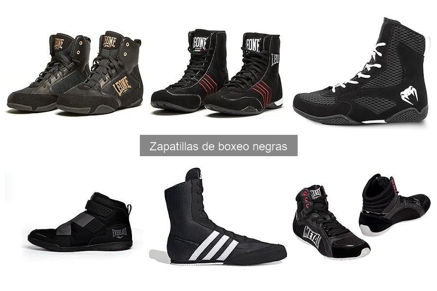 Comparativa: Zapatillas de Boxeo Negras vs. Zapatillas de Entrenamiento