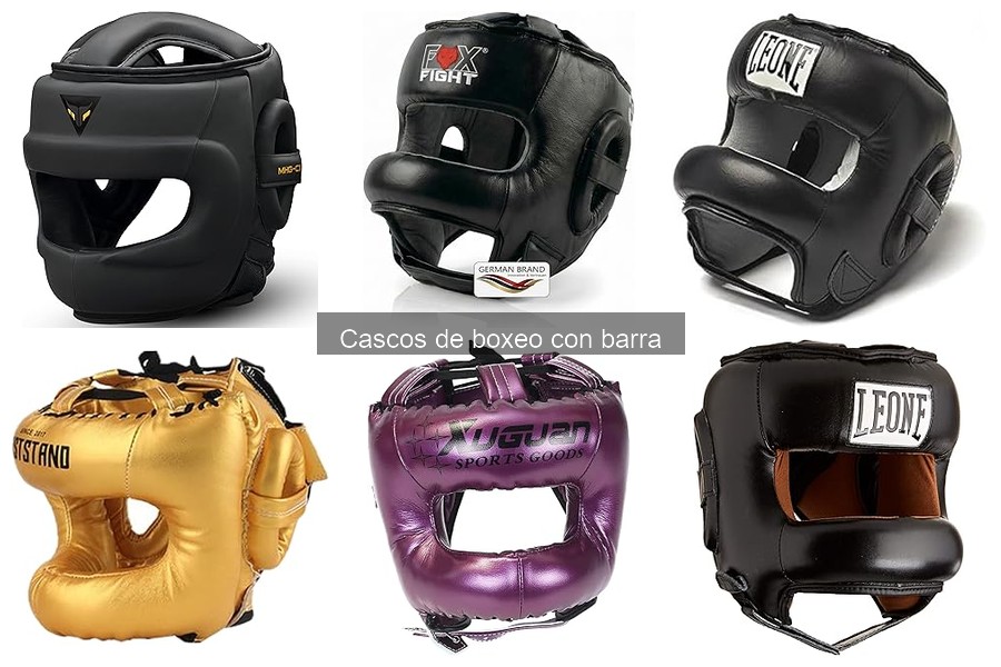 Compra cascos de boxeo con barra a buen precio online y físico