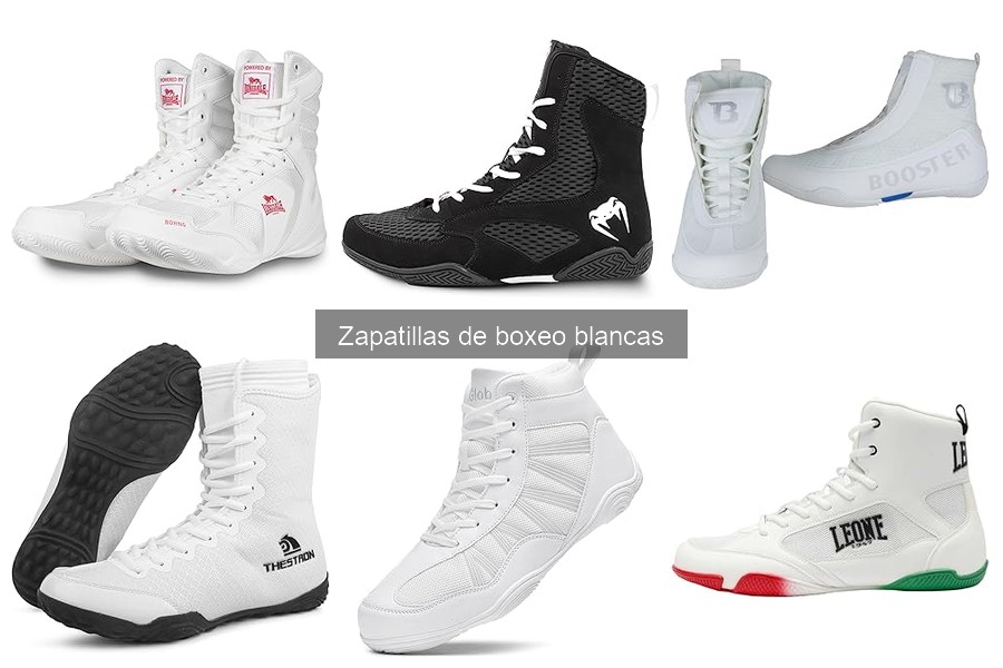 ¿Cuánto invertir en zapatillas de boxeo blancas de calidad?