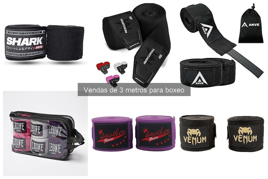 ¿Cuánto tiempo duran las vendas de boxeo de 3 metros?