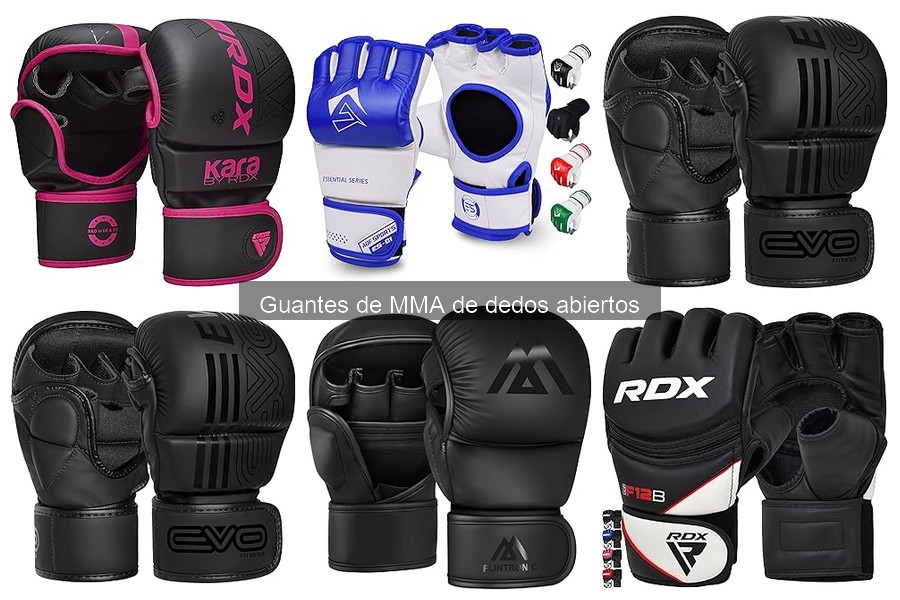 Diferencias entre Guantes de MMA de Dedos Abiertos y Boxeo
