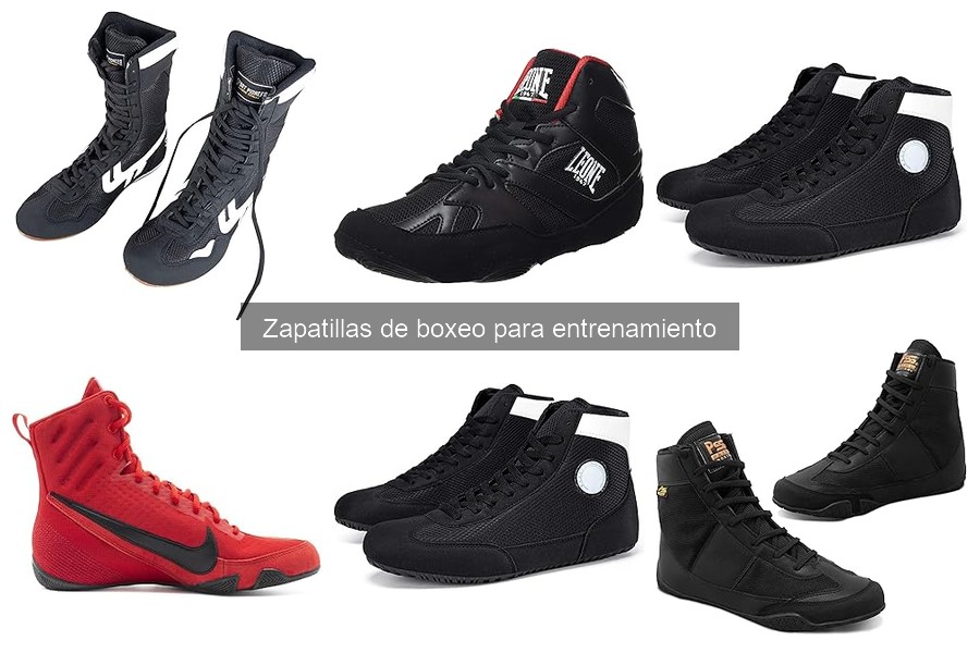 Diferencias entre zapatillas de boxeo y zapatillas de entrenamiento