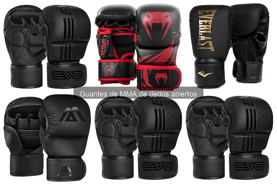 Dónde comprar guantes de MMA de dedos abiertos: opciones y precios