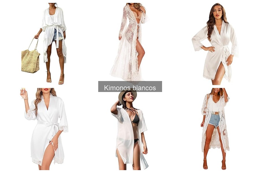Dónde comprar kimonos blancos en línea de forma segura