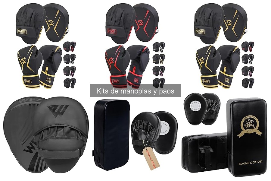 Dónde comprar kits de manoplas y paos para boxeo online