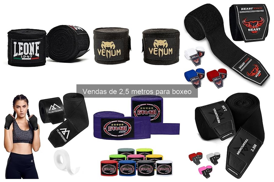 Dónde comprar vendas de 2,5 metros para boxeo al mejor precio