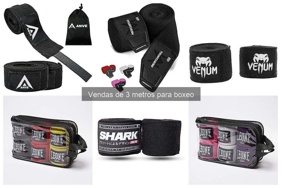 Dónde comprar vendas de 3 metros para boxeo: ofertas y precios