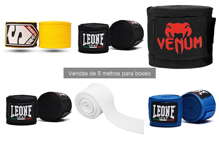 Dónde comprar vendas de boxeo de 5 metros: mejores opciones